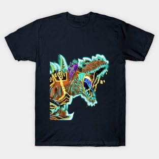 Raging Charax Nebula Glow with Dino KO T-Shirt